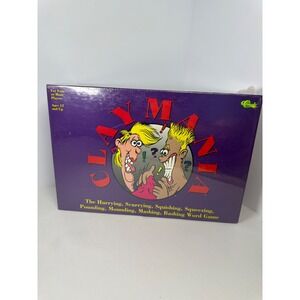 Claymania Board Game 1993 Classic Games Inc Vintage New Sealed